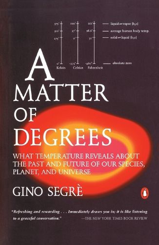 Cover image for A Matter of Degrees: What Temperature Reveals about the Past and Future of Our Species, Planet, and U niverse