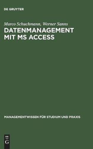 Cover image for Datenmanagement mit MS ACCESS