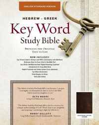 Cover image for The Hebrew-Greek Key Word Study Bible: ESV Edition, Brown Genuine Goat Leather