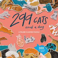 Cover image for 299 Cats and a Dog: A Feline Cluster Puzzle (300 pieces)