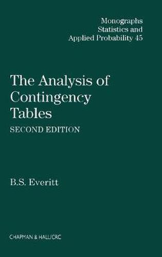 Cover image for The Analysis of Contingency Tables