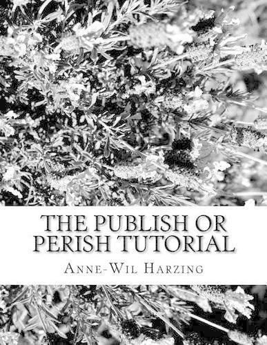 Cover image for The Publish or Perish tutorial: 80 easy tips to get the best out of the Publish or Perish software