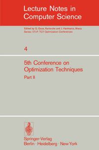 Cover image for Fifth Conference on Optimization Techniques: Rome 1973