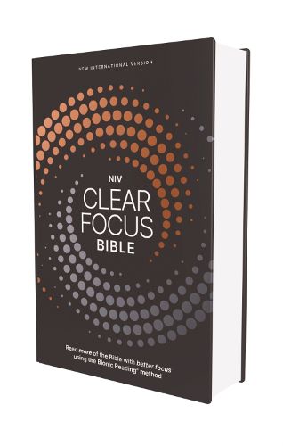 Cover image for NIV, Clear Focus Bible, Hardcover, Charcoal/Copper