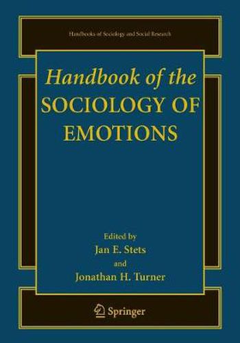 Cover image for Handbook of the Sociology of Emotions