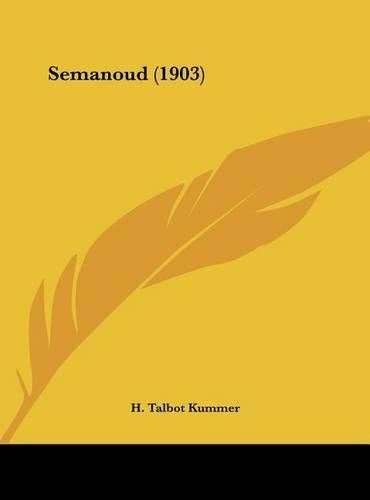 Cover image for Semanoud (1903)