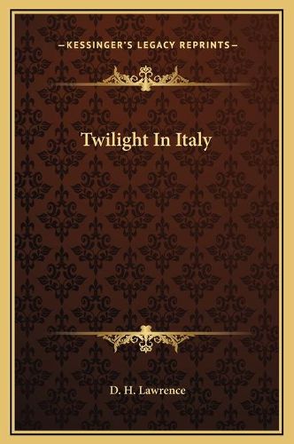 Cover image for Twilight in Italy