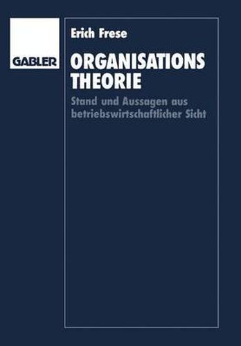 Cover image for Organisationstheorie