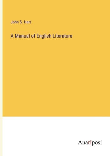 Cover image for A Manual of English Literature