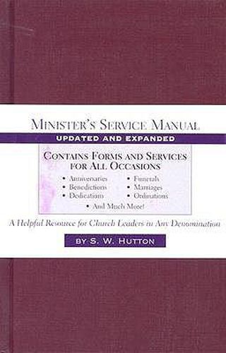 Cover image for Minister"s Service Manual