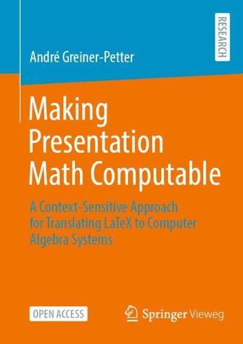 Cover image for Making Presentation Math Computable