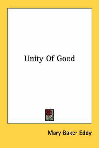 Cover image for Unity of Good