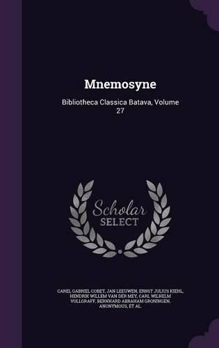 Cover image for Mnemosyne: Bibliotheca Classica Batava, Volume 27