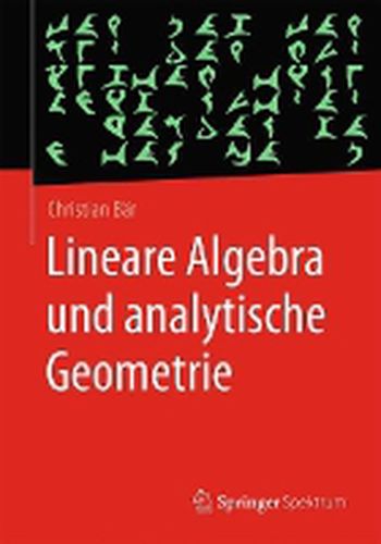 Cover image for Lineare Algebra und analytische Geometrie