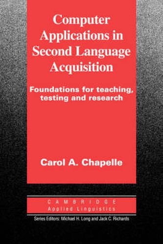 Cover image for Computer Applications in Second Language Acquisition