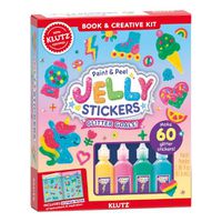 Cover image for Paint & Peel Jelly Stickers: Glitter Goals!