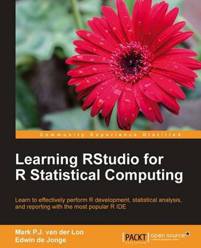 Cover image for Learning RStudio for R Statistical Computing