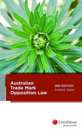 Cover image for Australian Trade Mark Opposition Law