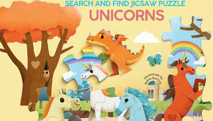 Cover image for Unicorns: Search and Find Jigsaw Puzzle