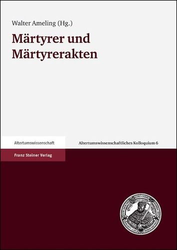 Cover image for Martyrer Und Martyrerakten