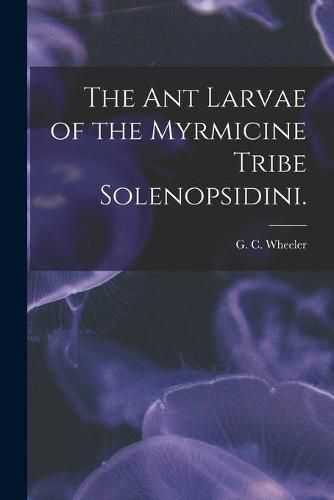 Cover image for The Ant Larvae of the Myrmicine Tribe Solenopsidini.