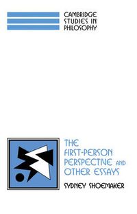 Cover image for The First-Person Perspective and Other Essays