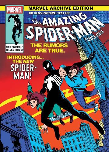 Cover image for MARVEL ARCHIVE EDITION: AMAZING SPIDER-MAN - THE BLACK COSTUME: YEAR ONE GALLERY EDITION RON FRENZ ORIGINAL FIRST ISSUE COVER