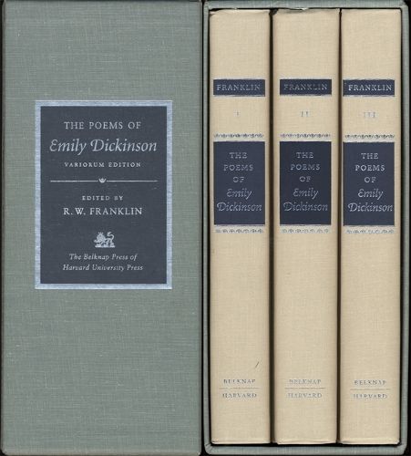 Cover image for The Poems of Emily Dickinson: Variorum Edition