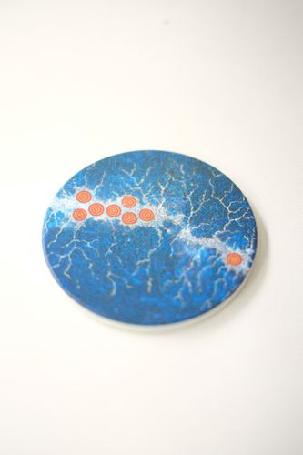 Cover image for Aboriginal Seven Sisters Ceramic Coaster