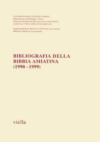 Cover image for Bibliografia Della Bibbia Amiatina (1990 - 1999)