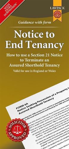 Cover image for Notice to End Tenancy: How to use a Section 21 Notice to terminate an Assured Shorthold Tenancy