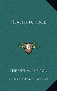 Cover image for Health for All