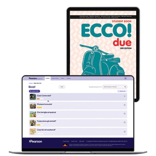 Cover image for Ecco! due Teacher eBook and Digital Hub