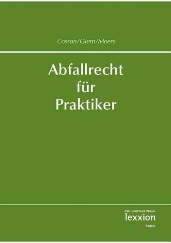 Cover image for Abfallrecht Fur Praktiker