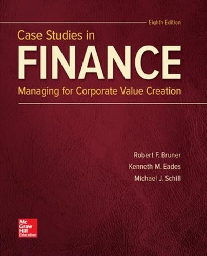 Case Studies in Finance