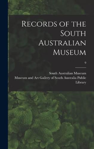 Cover image for Records of the South Australian Museum; 9