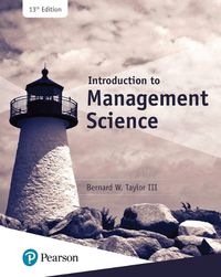 Cover image for Introduction to Management Science