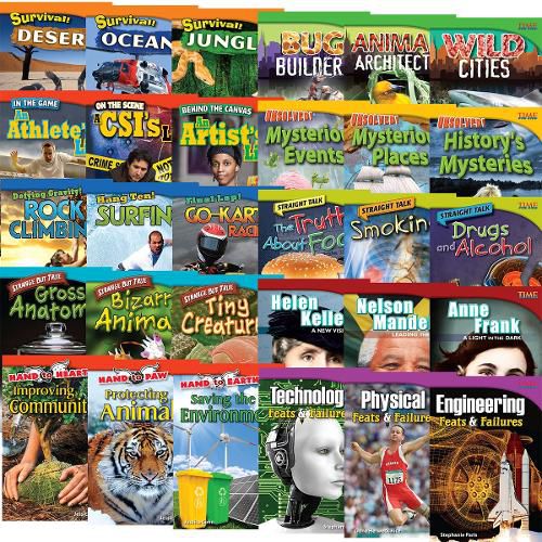 Cover image for Time for Kids Informational Text Grade 4 Readers 30-Book Set (Time for Kids Nonfiction Readers)