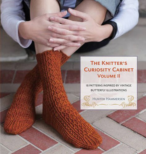 Cover image for The Knitter's Curiosity Cabinet: 18 Patterns Inspired by Vintage Butterfly Illustrations