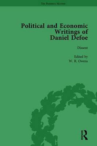 Cover image for The Political and Economic Writings of Daniel Defoe Vol 3