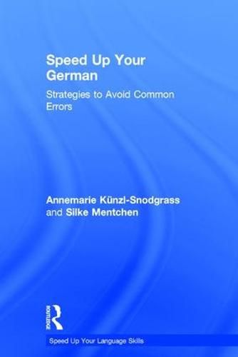 Cover image for Speed Up Your German: Strategies to Avoid Common Errors