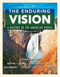 Cover image for Bundle: The Enduring Vision: A History of the American People, Volume 1: To 1877 + the Enduring Vision, Volume II: Since 1865