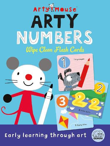 Cover image for Arty Mouse Arty Numbers Wipe Clean Flash Cards