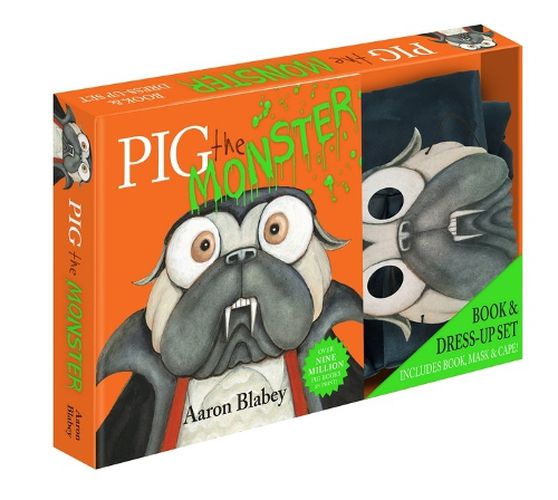 Cover image for Pig the Monster: Book and Dress-Up Set