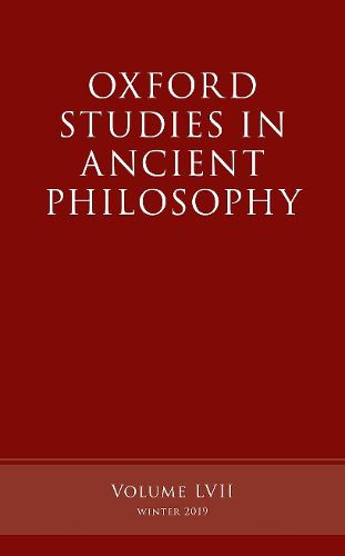 Cover image for Oxford Studies in Ancient Philosophy, Volume 57