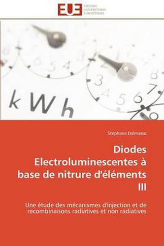 Cover image for Diodes Electroluminescentes Base de Nitrure D' L Ments III