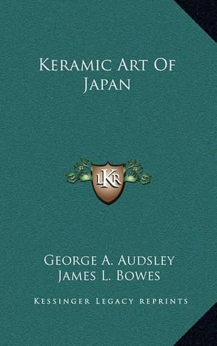 Cover image for Keramic Art of Japan