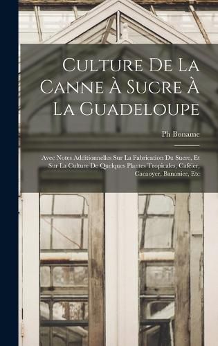 Cover image for Culture De La Canne A Sucre A La Guadeloupe