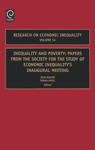 Cover image for Inequality and Poverty: Papers from the Society for the Study of Economic Inequality's Inaugural Meeting