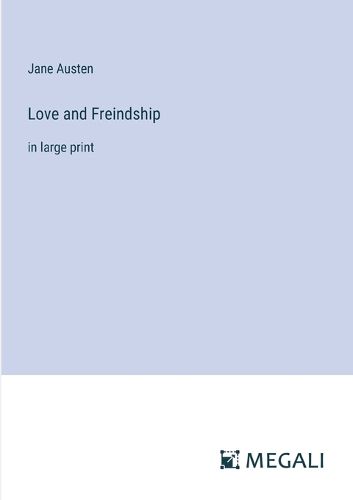 Cover image for Love and Freindship